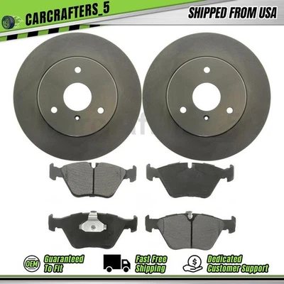 Disc Brake Rotors Brake Pads Set Front for 2004 Smart Crossblade 0.6L - Image 1 of 4