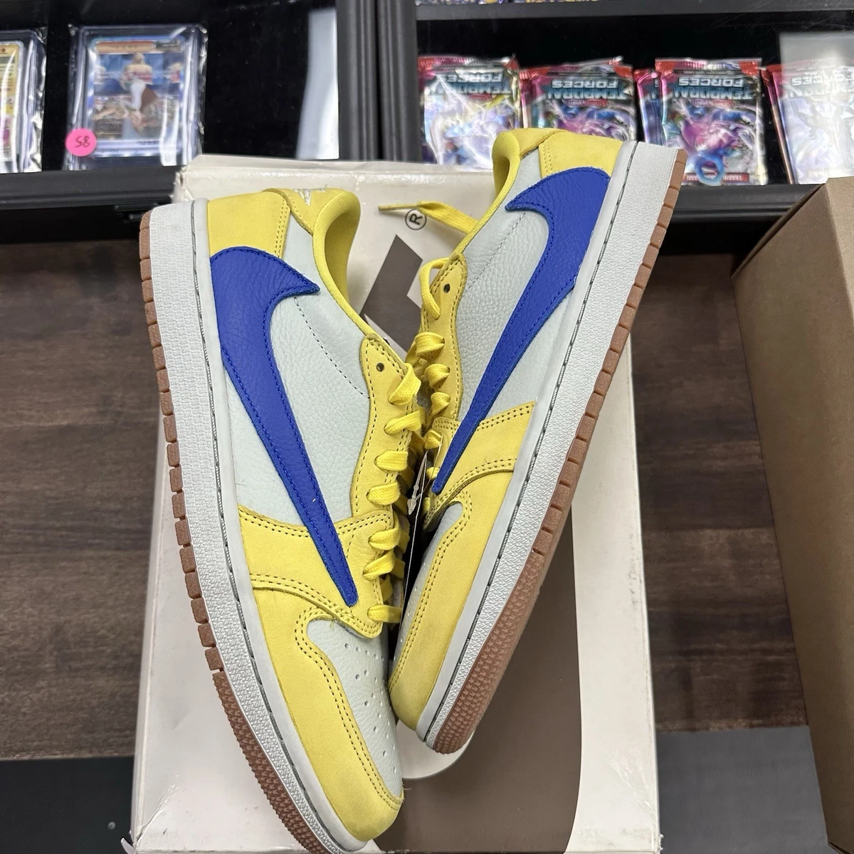 Travis Scott x Air Jordan 1 Retro OG SP Low Canary W for sale | eBay