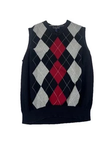 Club Room Argyle Pattern Knit Vest Size Small - Picture 1 of 3