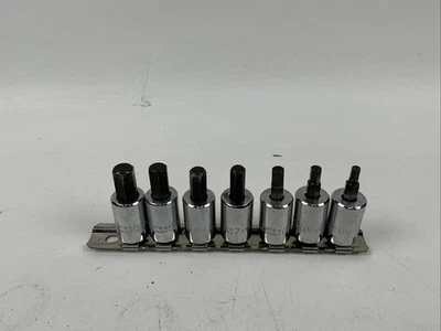 Proto Tools 4990-10MST~4MST 3/8' Drive Metric Hex Head Socket Set 7pcs 10~4mm - Image 1 of 2