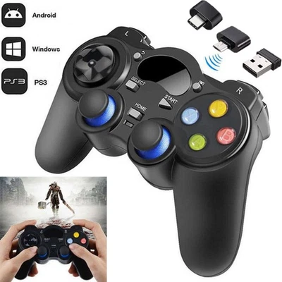 2.4G Wireless Gamepad Controller  + 2 OTG für PC PS3 Android Phone Tablet TV Box - Bild 1 von 4