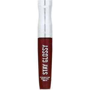 Brillo de labios Rimmel Stay Glossy 490 Grind Time Borgoña Dorado Brillo Nuevo - Imagen 1 de 2
