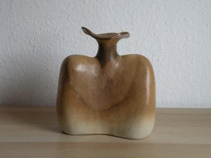JARRÓN DE CERÁMICA DE ESTUDIO hecho a mano sello altura 22,5 cm VINTAGE - Imagen 1 de 12