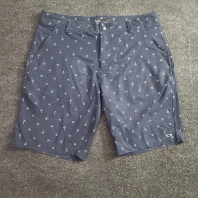 Pantalones Cortos de Golf Oakley Calce Regular Para Hombre 36 Azul Marino Elastizados Estampado de Rana Informales Foto 1 de 4