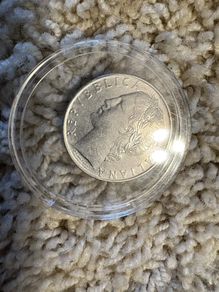 1956 Vintage L 100 Italian Coin L.100 Lira Lire Republica Italiana - Image 1 of 2