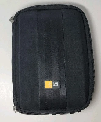 Estuche para Disco Duro/Tablet Case Logic Negro Cierre con Cremallera Paño de Limpieza de Pantalla Foto 1 de 4