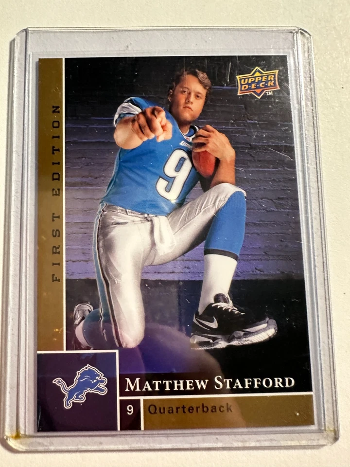 K97,202 - 2009 Upper Deck First Edition #180 Matthew Stafford RC - Image 1 of 1