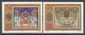 Austria 1991 Yvert 1858/59 museos MNH VF - Imagen 1 de 1