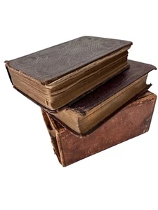 Common Prayer 1840a Richtige Lektionen 2 Miniaturbücher Schuber Eliza Cousens - Bild 1 von 14