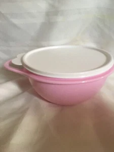 TUPPERWARE Thatsa That’s A Mini Ciotola *Rosa Chiaro* SERVIZIO CIOTOLE 6 Tazze Nuovo - Foto 1 di 12