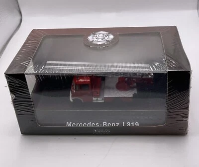 Atlas Editions Fire Engine Collection escala 1/76 Mercedes-Benz L319 novo na caixa - Imagem 1 de 4