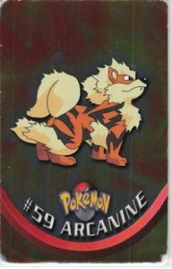 Pokemon - #59 Arcanine - Topps Karte - Holo HP Blau HOLO - Bild 1 von 2