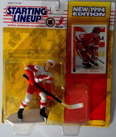 Sergei Fedorov 1994 SLU Starting Line-Up 2nd Year Figure-Detroit Red Wings-NIP! Cover