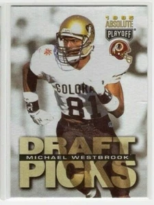Michael Westbrook 1995 Playoff Absolute Draft Picks Rookie RC #183 Redskins - Picture 1 of 1