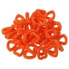 25Pairs Orange Spectacle Leg Sets Heart-Shaped Ear Hook  Outdoor