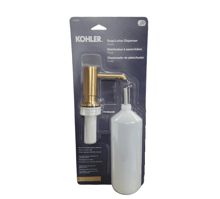 KOHLER Artifacts Soap/Lotion Dispenser in Vibrant Polished Nickel - Image 1 of 1
