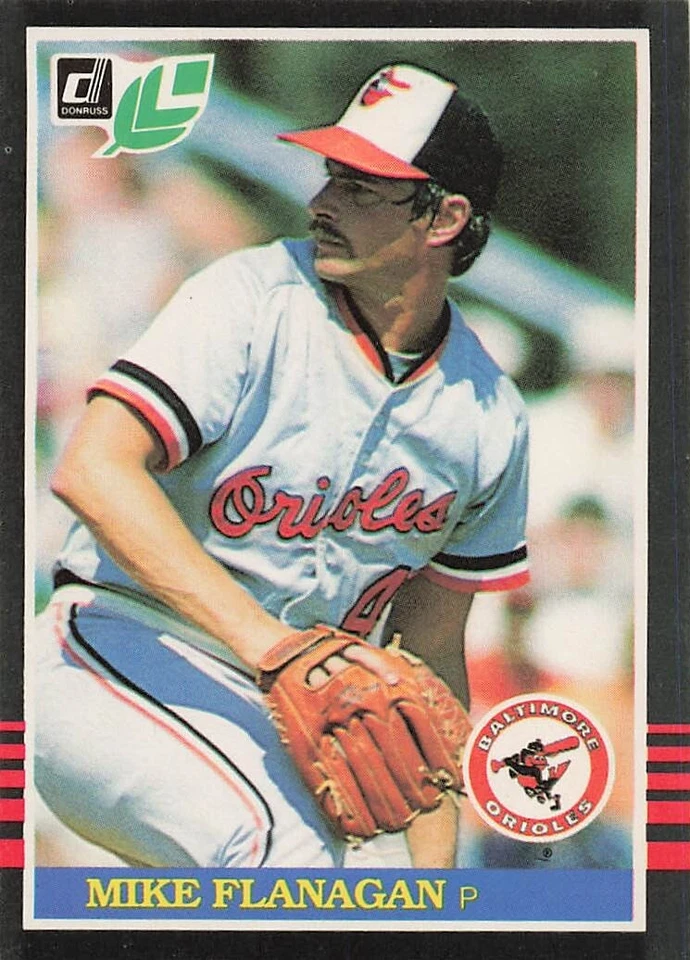 MIKE FLANNAGAN 1985 DONRUSS LEAF BASEBALL #175 - Image 1 of 1