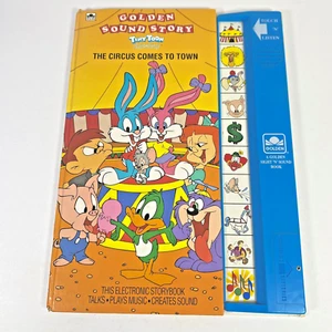 Tiny Toon Adventures Circus Comes to Town Golden Sound Story Book - Vintage 1991 - Picture 1 of 10