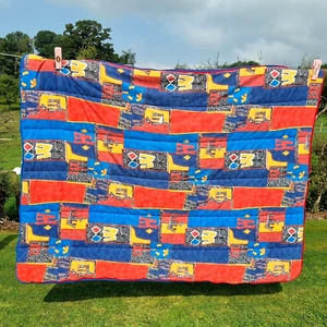 Vintage Sleeping Bag Abstract Aztec Retro Camping Festival Prop Camper Van - Picture 1 of 22