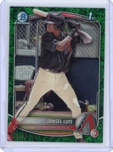 Bowman Jansel Luis 2025 primer cromo automático hierba verde/99 - Ari Diamondbacks - Imagen 1 de 2