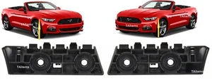 PAIR / SET LEFT+RIGHT FRONT BUMPER CORNER BRACKETS FOR FORD MUSTANG 2015-2018 - Picture 1 of 10