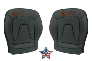 08-2017 For Audi A5, S5, 2-Door Driver & Passenger Bottom Leather Seat Cover Blk - Picture 1 of 8