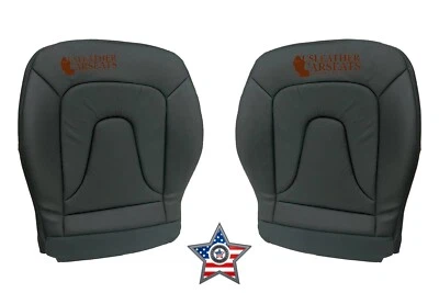 2010 2014 For Audi A5, S5, 2Door Driver &Passenger Bottom Leather Seat Cover Blk - Image 1 of 4