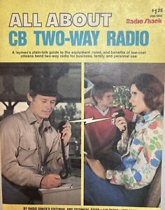 VINTAGE ALL ABOUT “CB Radio” TWO WAY RADIO PAPERBACK BOOK 1976 RADIO SHACK