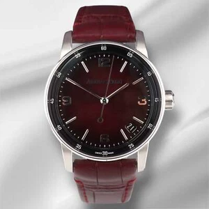 Audemars Piguet Code 11.59 WG 41mm Red Dial Leather Band Watch 15210BC - Picture 1 of 14