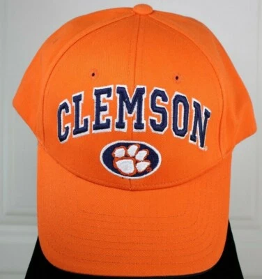 ZEPHYR Z-HAT CLEMSON TIGERS MENS ADJUSTABLE HAT CAP OSFM EMBROIDERED COTTON NCAA - Image 1 of 4