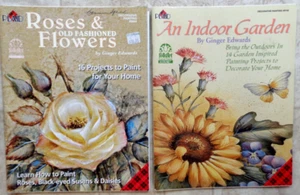 Ginger Edwards Author - Acrylics & Oils Decorative Art Books - Lot of 8 Books - Picture 1 of 4