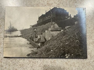 RPPC Illinois Railroad Zug Nummer 66466. Gebäude verdammt? Unbespielt - Bild 1 von 3