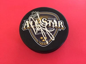 Dustin Byfuglien Jets 2016 All-Star Signed Auto Puck COA - Picture 1 of 1