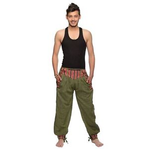 Haremshose Thamel Freizeithose Fischerhose Hippie Goa Ethno Schlupfhose  