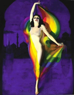 Impresión en lienzo Rolf Armstrong Song Of India 16 x 20 Foto 1 de 4