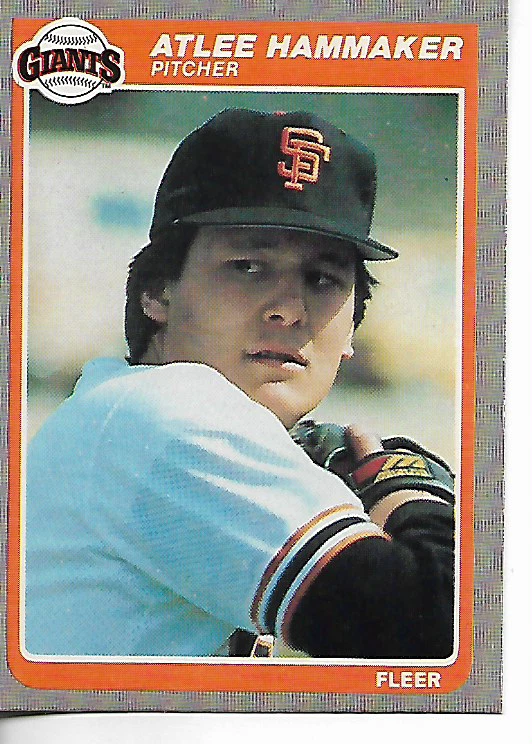 1985 Fleer Atlee Hammaker Card - Image 1 of 1