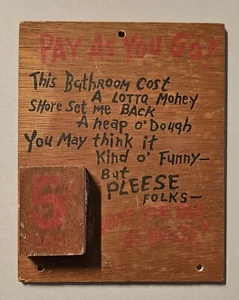  Vintage Holz Kunstwerk - Made In Japan - Bild 1 von 5