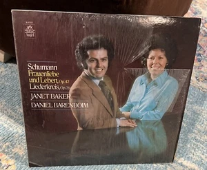 JANET BAKER AND DANIEL BARENBOIM Schumann LP Engel Stereo S-37222 in Schrumpf - Bild 1 von 4