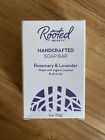 Rooted Beauty Handcrafted Soap Bar- Rosemary And Lavender New In Box