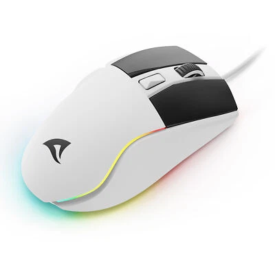 Sharkoon SKILLER SGM35, Gaming-Maus, optisch, 6400dpi, USB, 6 Tasten, weiß - Bild 1 von 4