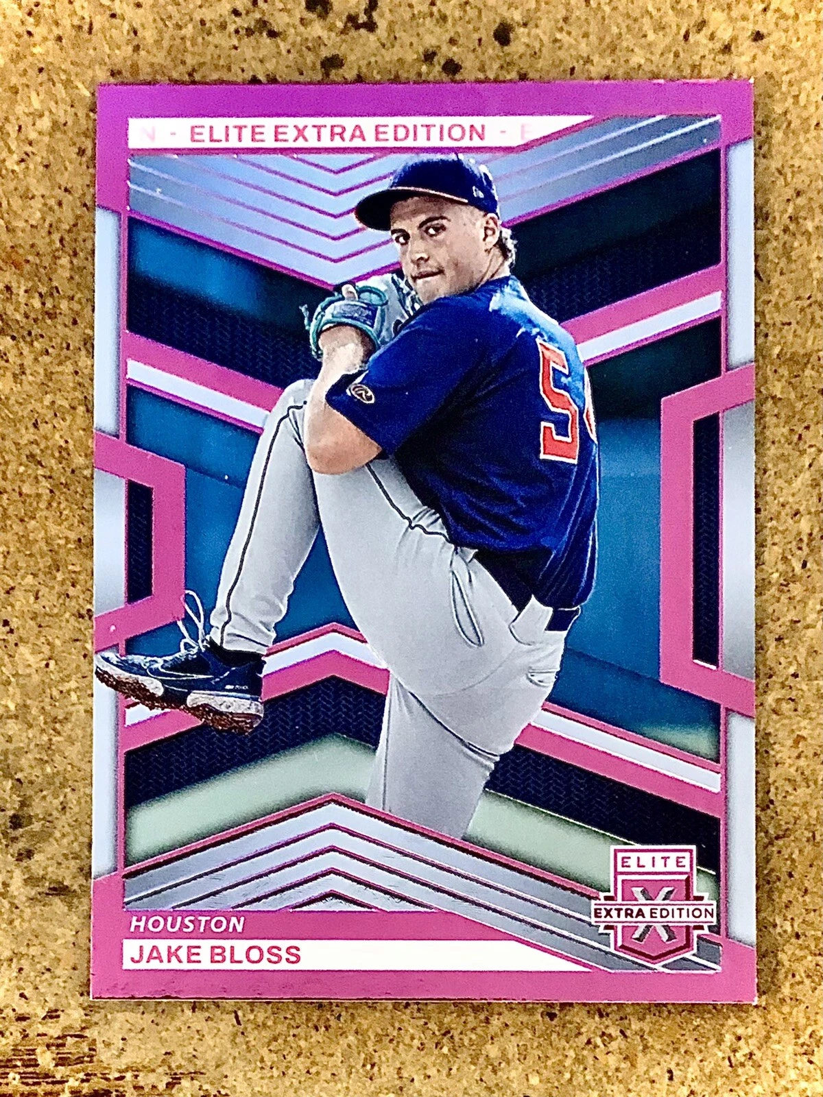 2023 Panini Elite Extra Edition Baseball Pink Jake Bloss #2 Houston Astros