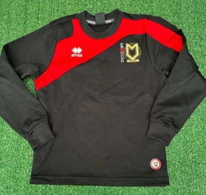 Maglione allenamento MK Dons nero | kit Errea | bambino bambino 7-8 anni | calcio top 2 - Foto 1 di 11