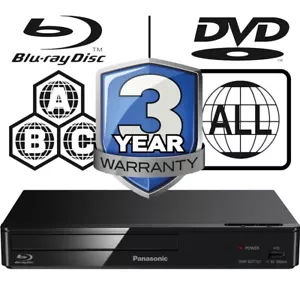 Reproductor de Blu-ray inteligente Panasonic DMP-BDT167EB 3D multi región código de zona libre - Imagen 1 de 6