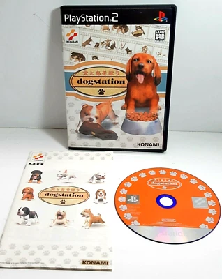 Play With Dog Dogstation Inu to Asobo Sony Playstation2 Game Soft KONAMI NTSC-J - Image 1 of 4