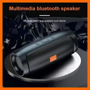 USB Bluetooth Speaker Dual Stereo Outdoor Playback FM Voice Broadcasting - Picture 1 of 10
