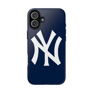 Funda de teléfono Yankees, cubierta de teléfono resistente para fanáticos del béisbol, logotipo de Nueva York iPhone Samsung azul - Imagen 1 de 107