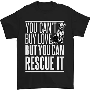 You Cant Buy Love lustiges Rettungshund Welpe Herren T-Shirt 100% Baumwolle - Bild 1 von 28
