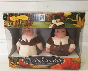 Pilgrim Pair Salt and Pepper Shakers - Picture 1 of 10