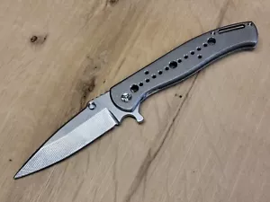 Supercharger Folding Drop Point Style Knife Made in Titanium and CPM154 - Picture 1 of 7