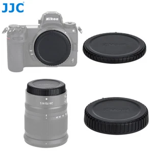 Body Cap + Rear Lens Cap fr Nikon Z30 Z9 Z7 Z6 Z50 Z7II Z6II Z5 Zfc Mount Camera - Picture 1 of 9